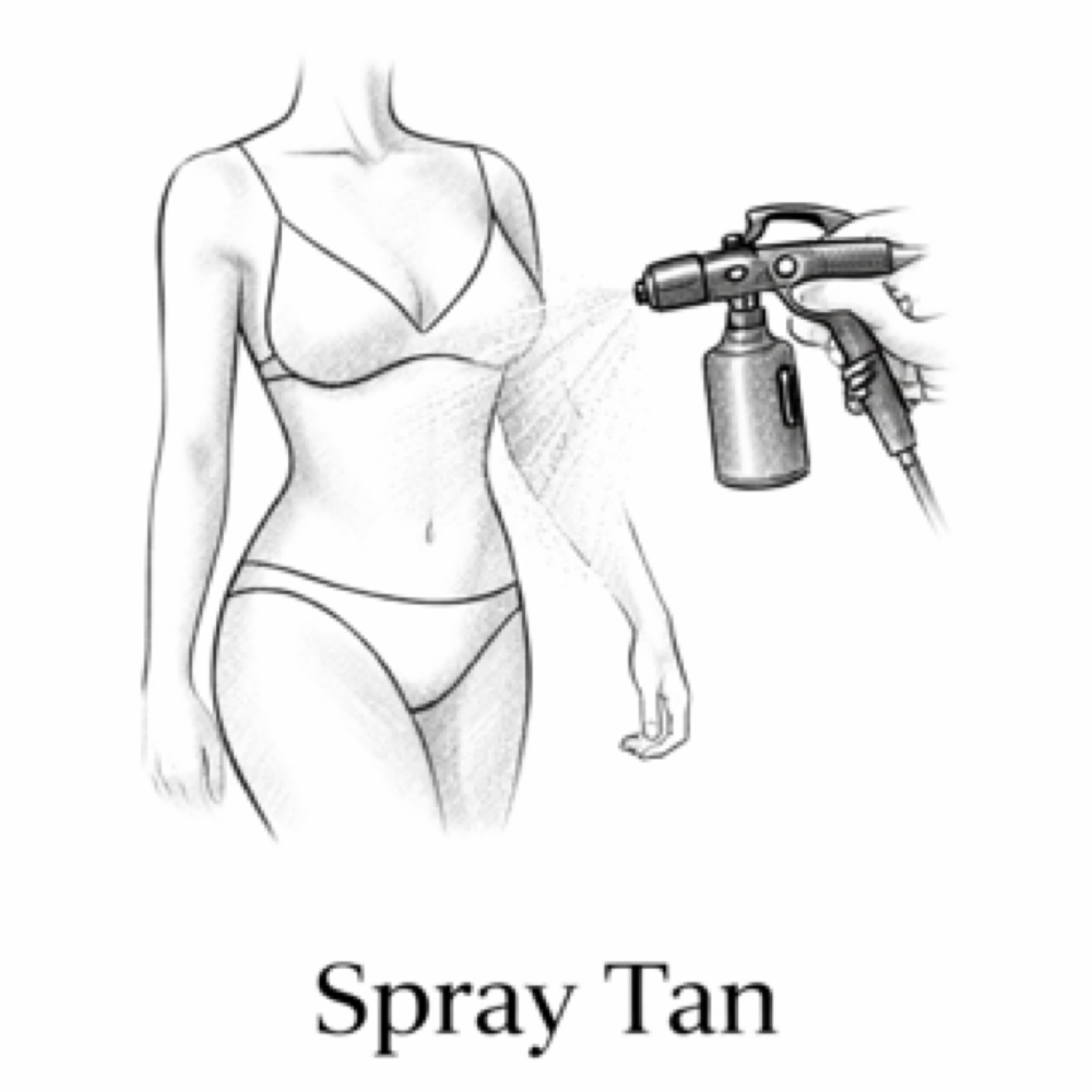 Custom Rapid Rinse Spray Tan at Waterbaby Wax Co. in Canyon Lake, CA