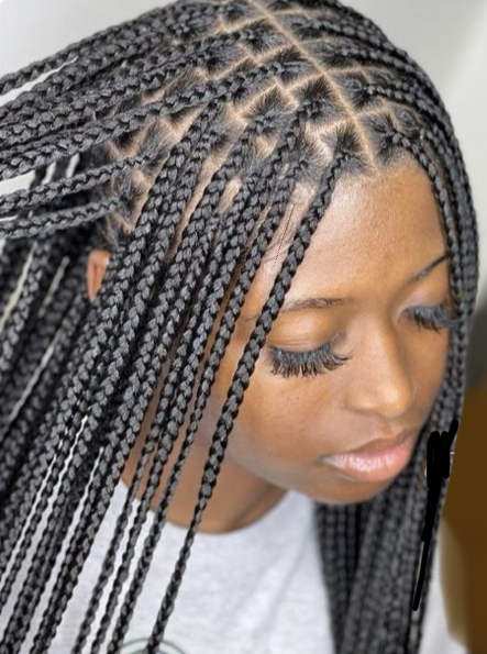 Small Knotless Braids