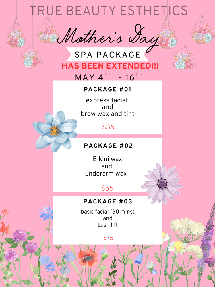 Mothers Day Packages