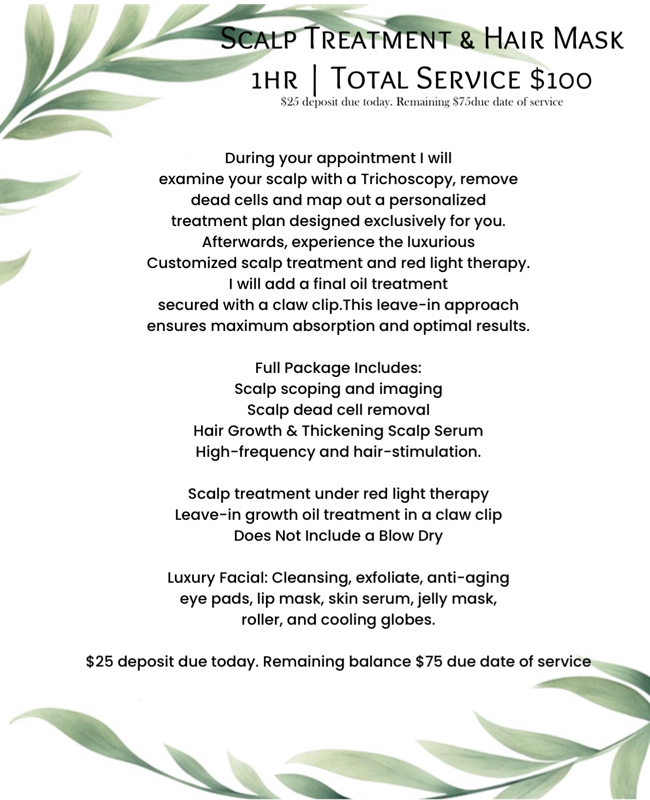 Scalp Treatment & Hair Mask