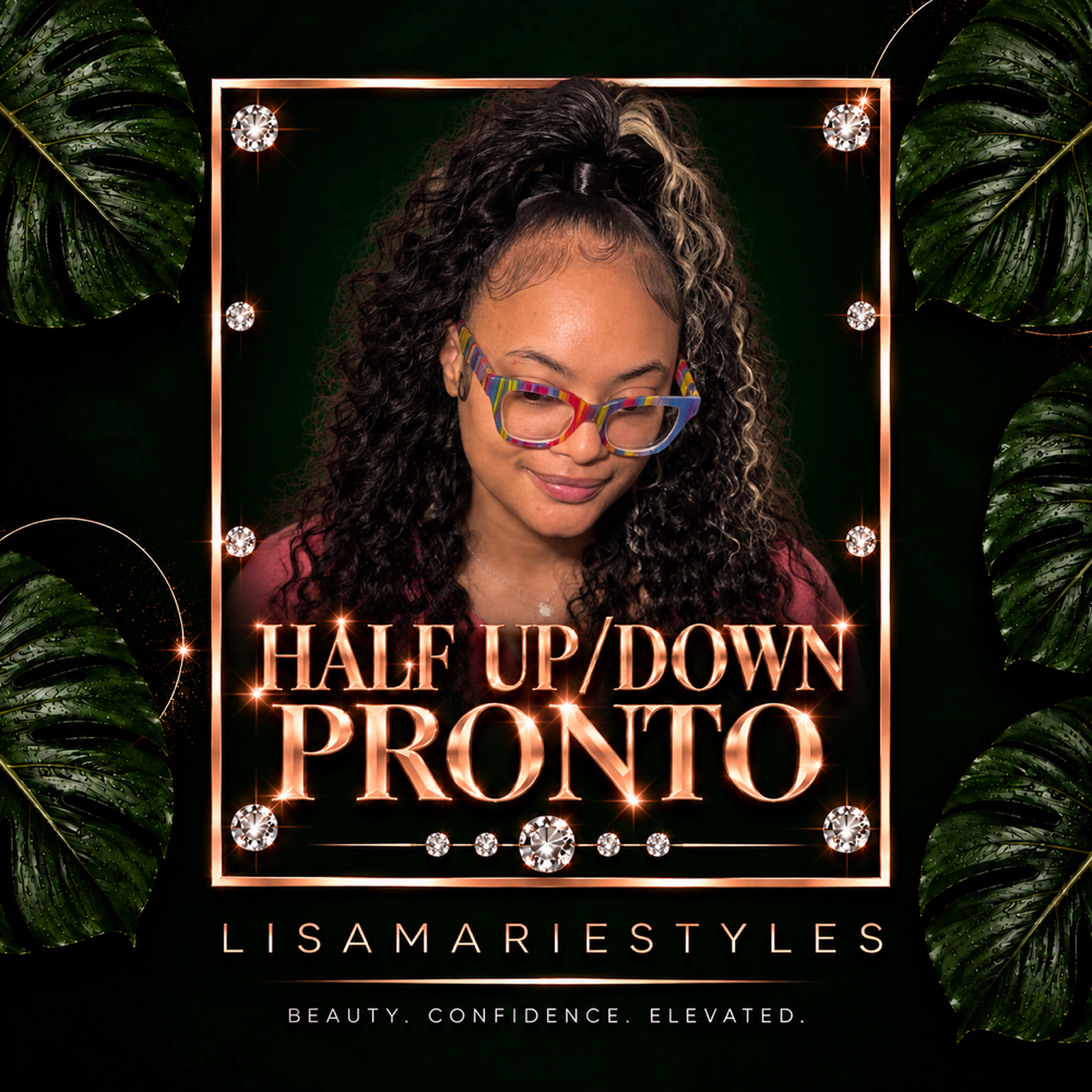 Half Up/Down Pronto at Lisa Marie Styles in Glenwillow, OH
