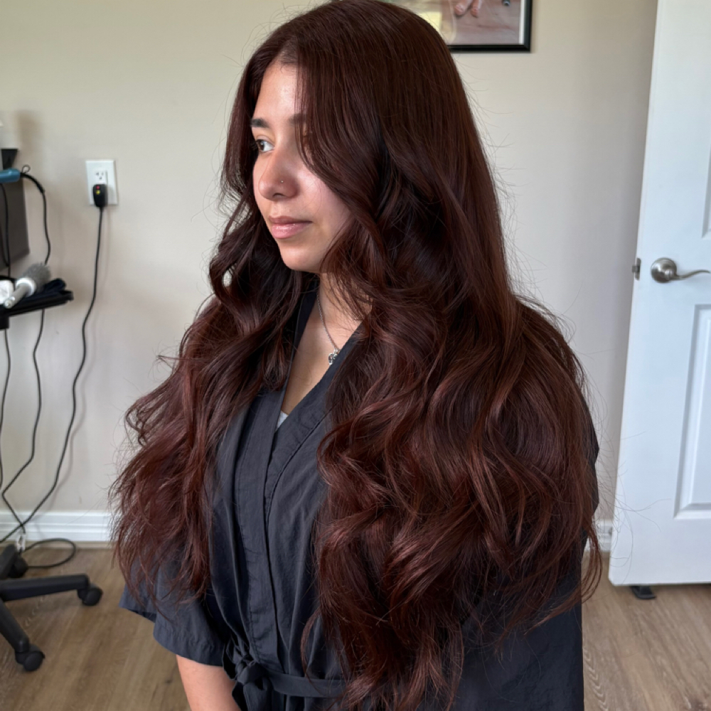 All-over Color at @beautywithviviana in Pearland, TX