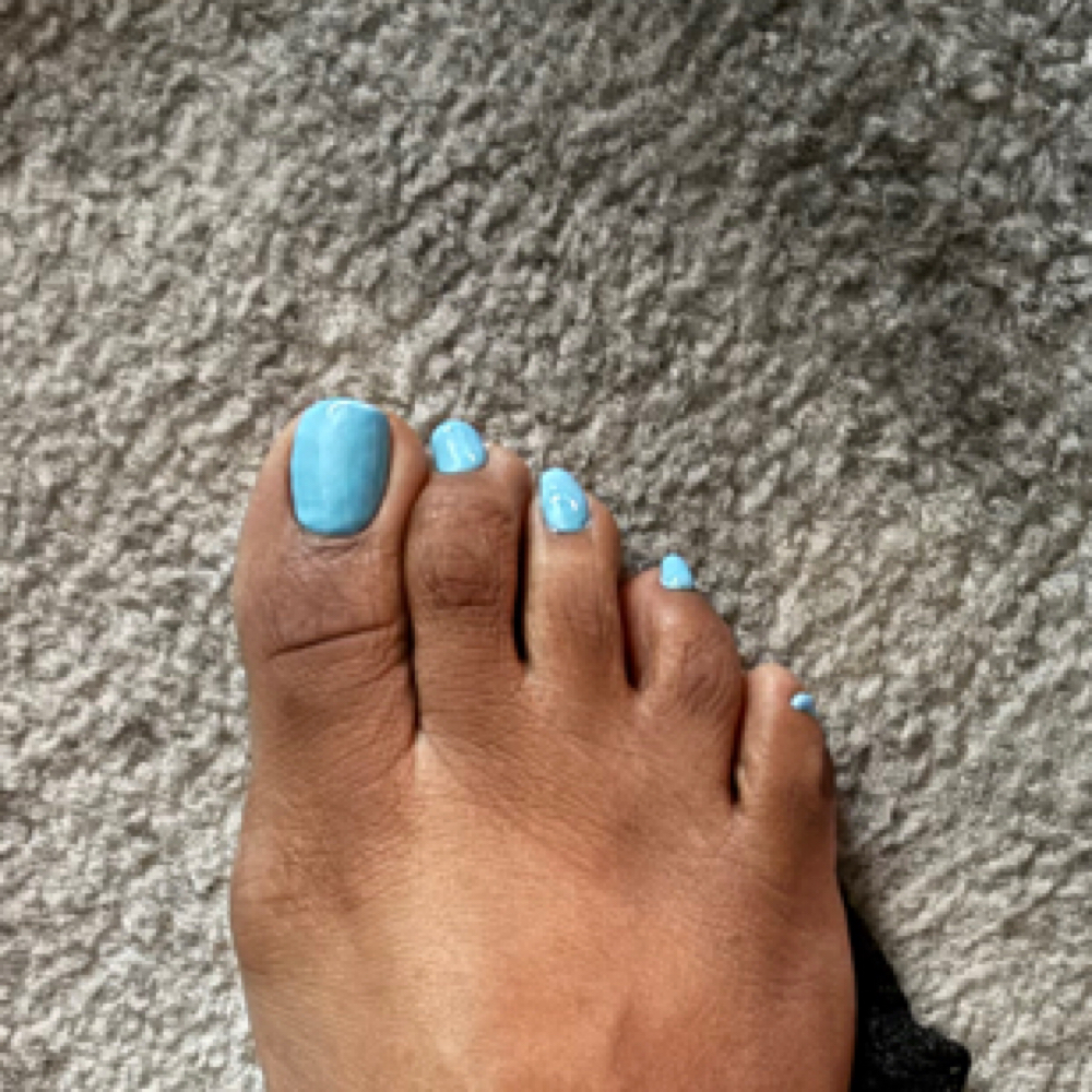 Gel Pedicure at Jamesa Brown in Florence, SC