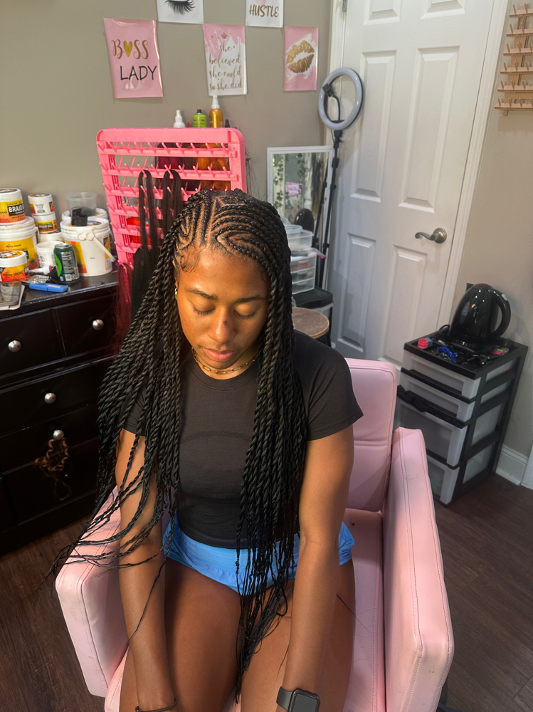 Tribal Twist at Braidzzby_brii in Fayetteville, NC