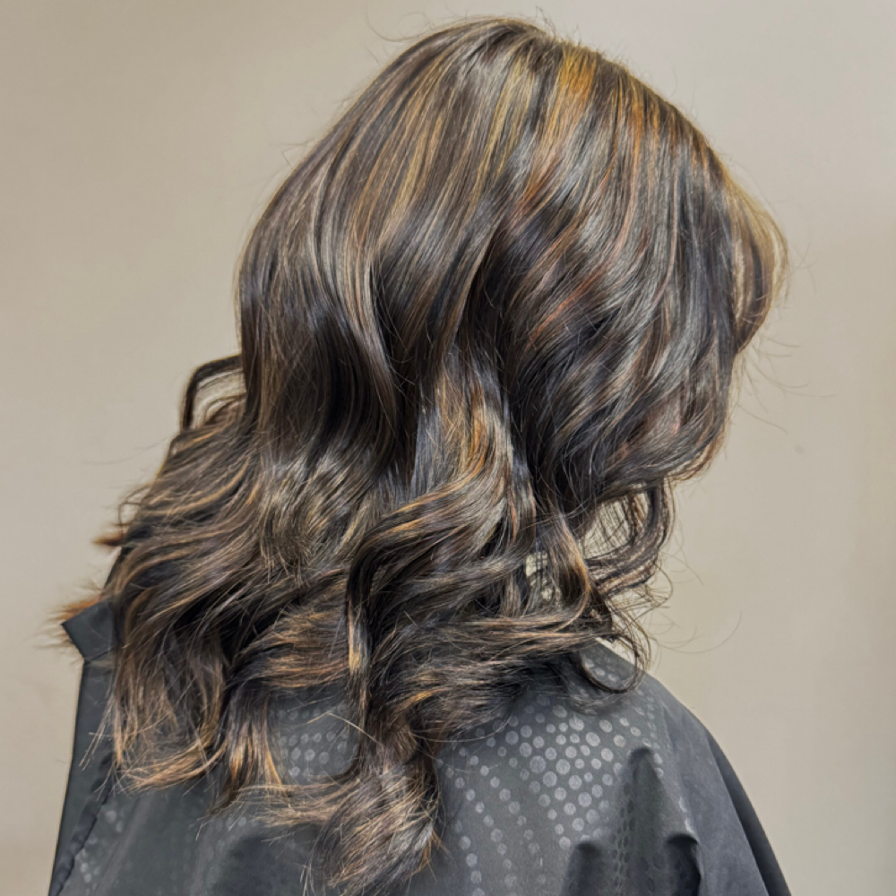 partial hightlight at GLOW Spa Tanning & Fitness in Owego, NY