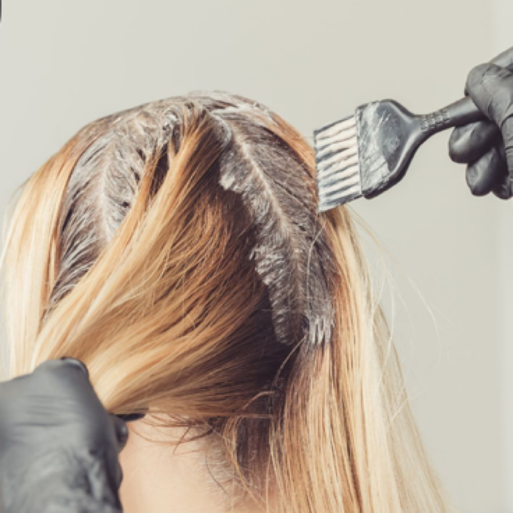 Global Bleach Retouch and Cut at Kay Beauty in Louisville, KY