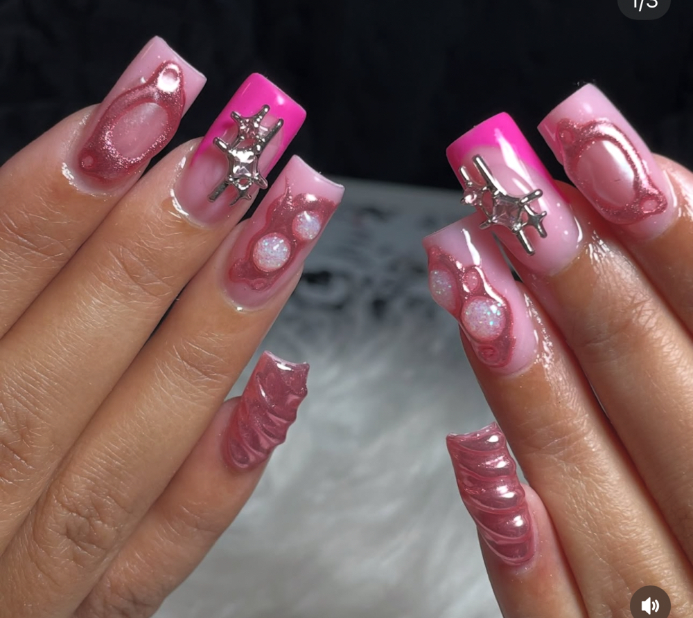 Medium Polygel Full Set