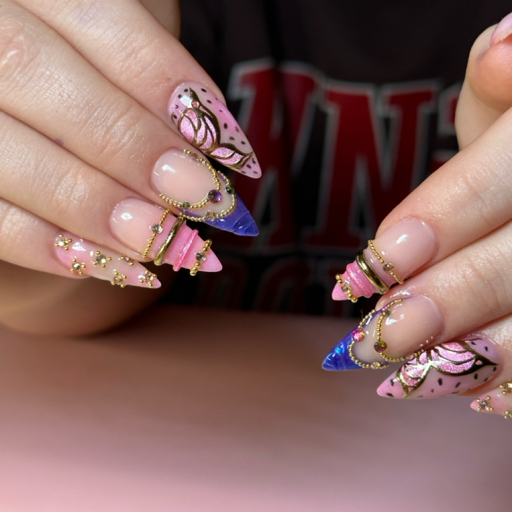 Tier 5 at Blasian Babyy Nails in Woodbridge, VA