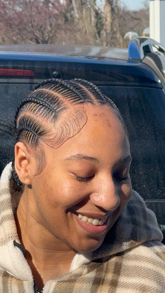 stitch braids buns only