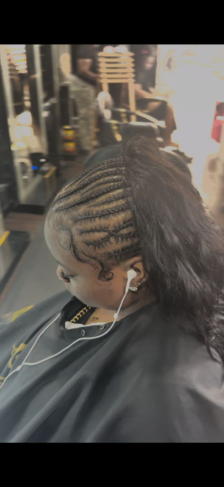 Fulani Braids Sew-in (no Leave Out) at Brittany “Bp” in Marietta, GA