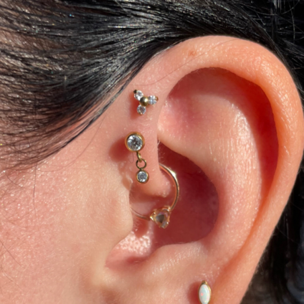 Forward Helix at Calico Creek Tattoo Co. in Wichita, KS