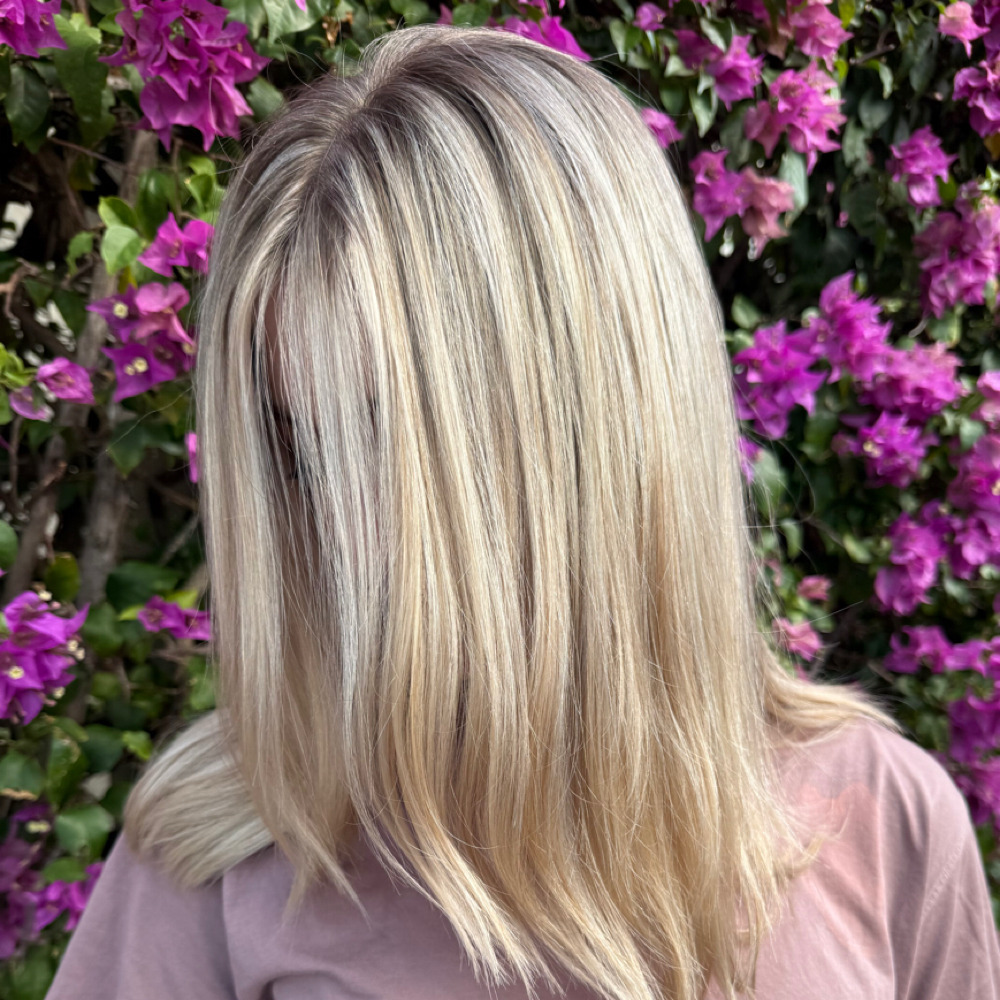 Full Blonding + Gloss at bryndoesyourhair in Delray Beach, FL