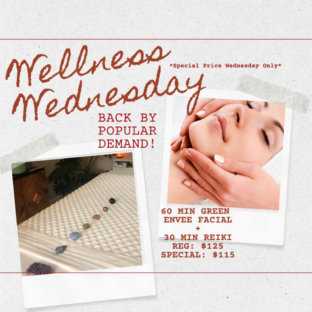 Wellness Wednesday Special at Natural Elements Beauty & Wellness in Onalaska, WI
