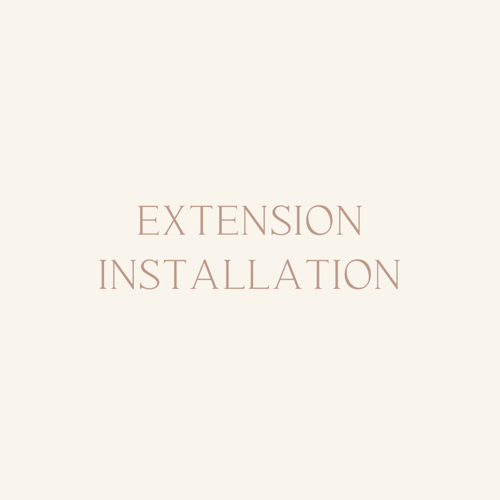 Extension Installation