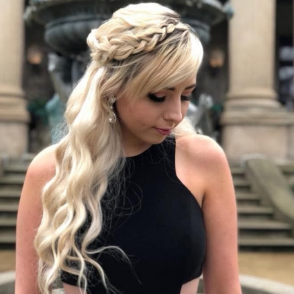 Half-up Half-down Hairstyle at Noel Louise Beauty llc in Mishawaka, IN