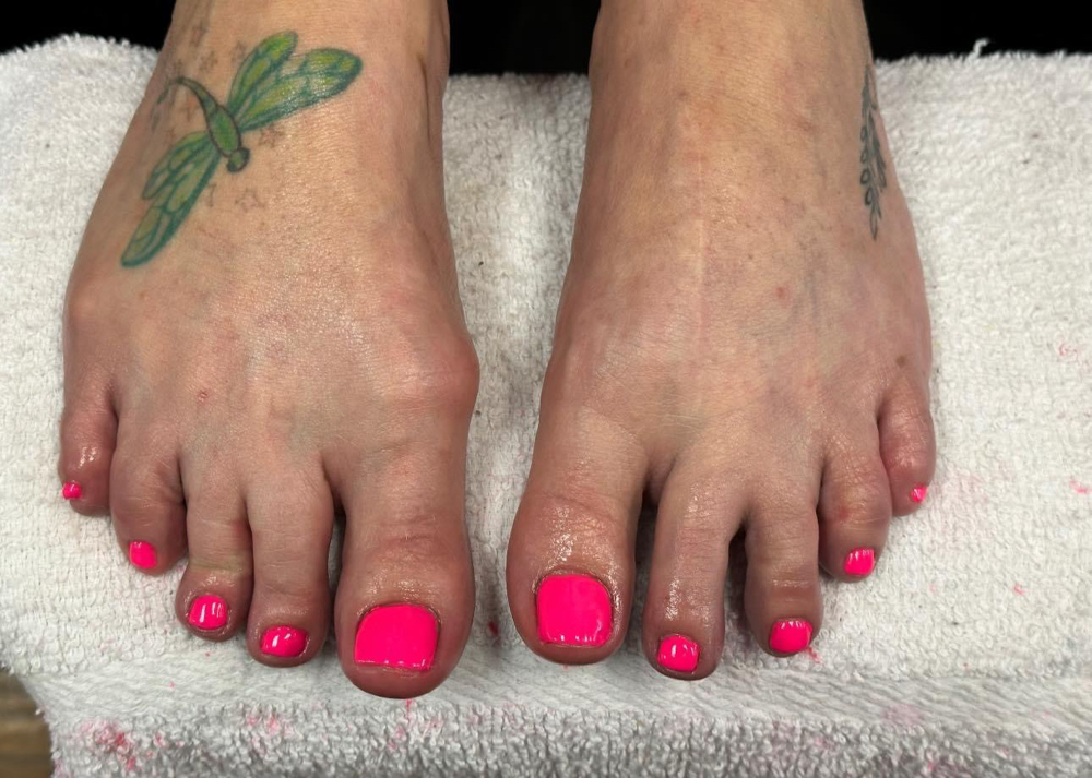 Basic Pedi With Gel Polish