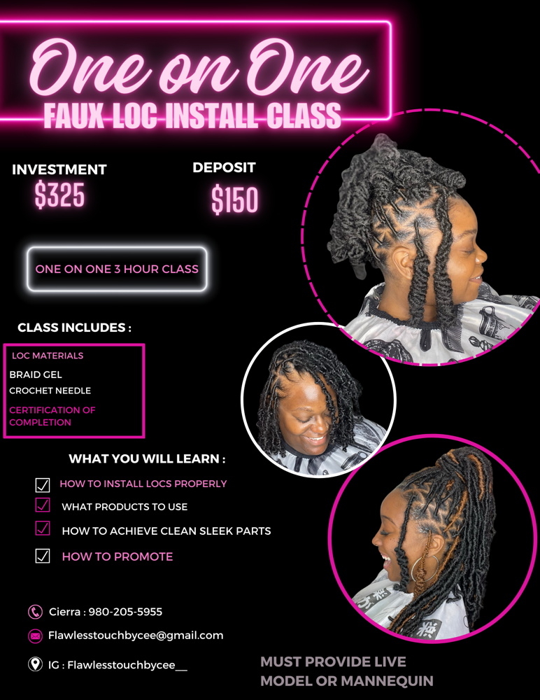 One On one Loc Install Class