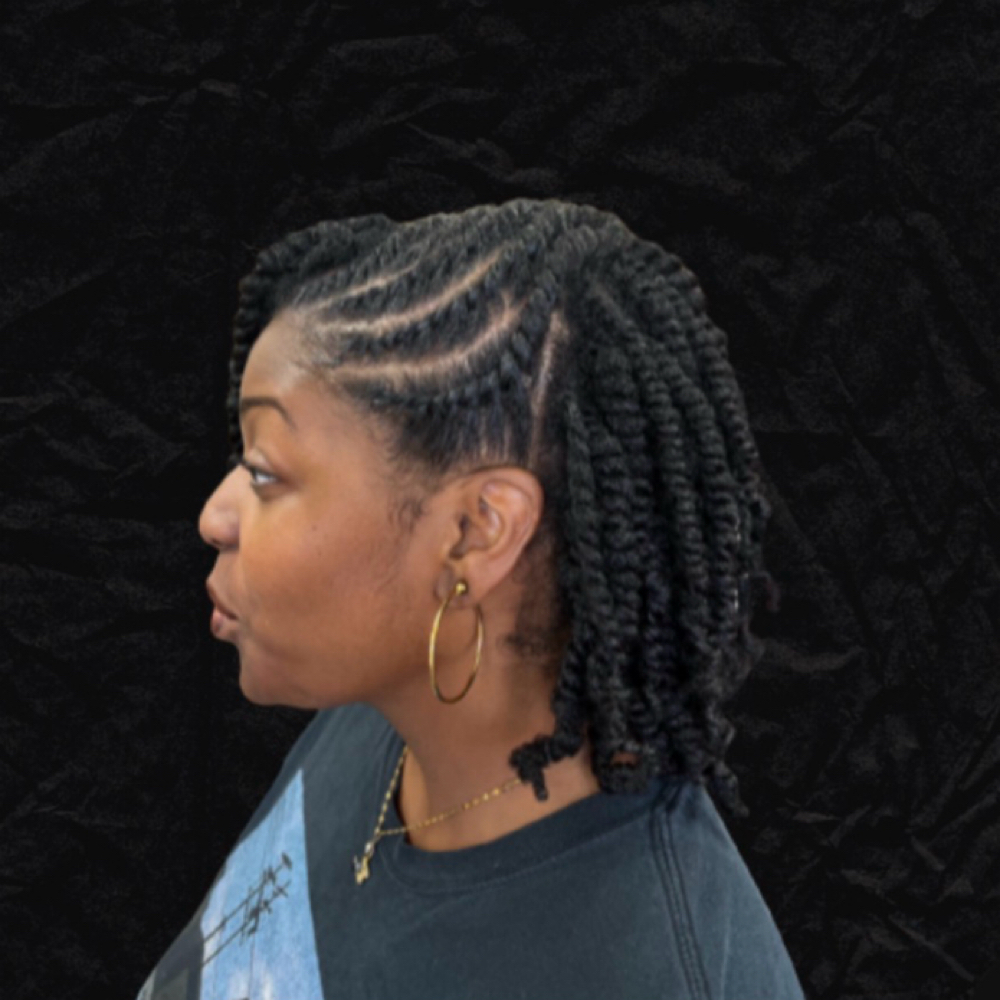 Flat Twist (Natural Hair)