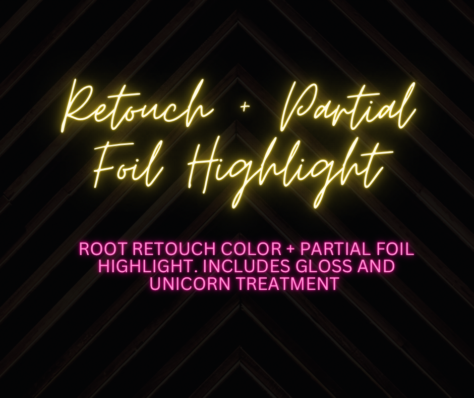 Retouch + Partial Foil Highlight