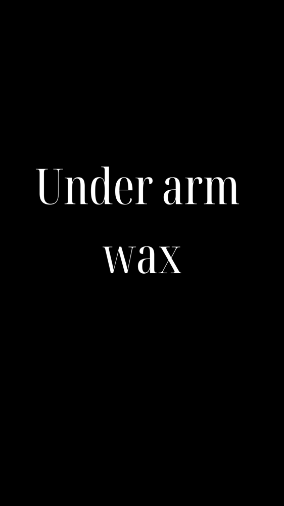 Under Arm Wax