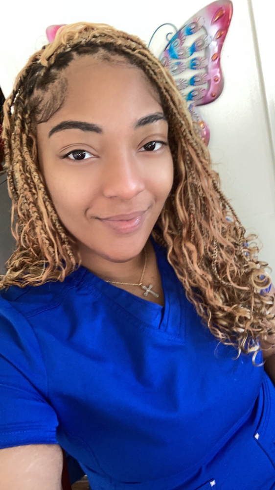 Boho Knotless Bob