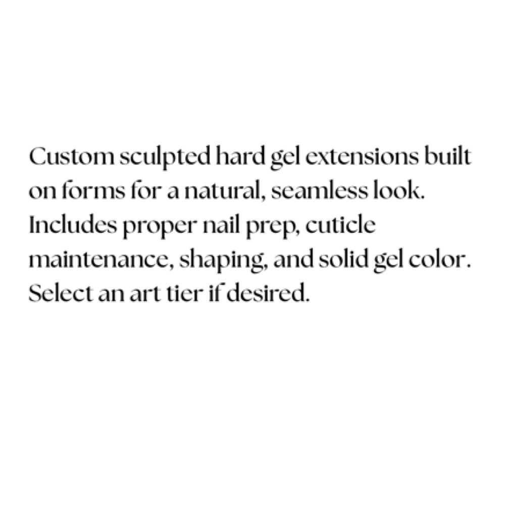 Sculpted Hard Gel Extensions at Social Hair Co in Batesville, MS