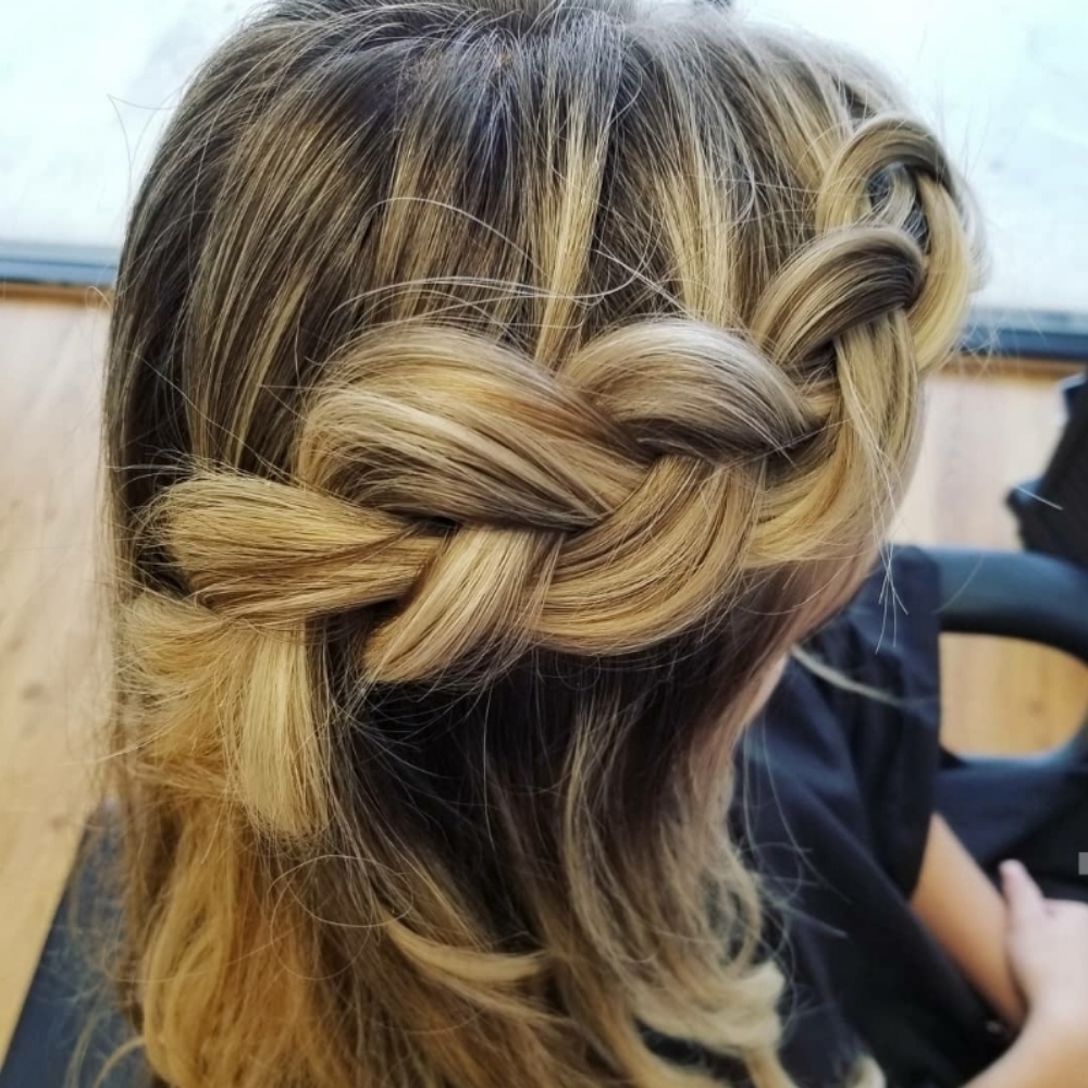 Trial Run Updo/formal Hair Style at Hello Edges Salon in Montgomery, TX