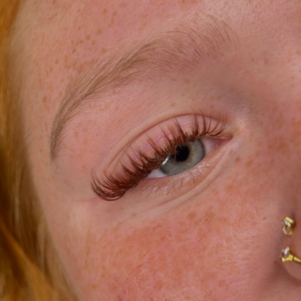Custom eyelash extensions set - AM at Meraki Hair Studio in Russellville, AR