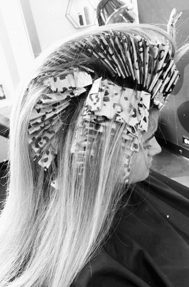 Partial highlight & Cut at Head Rush Studio in Audubon, PA