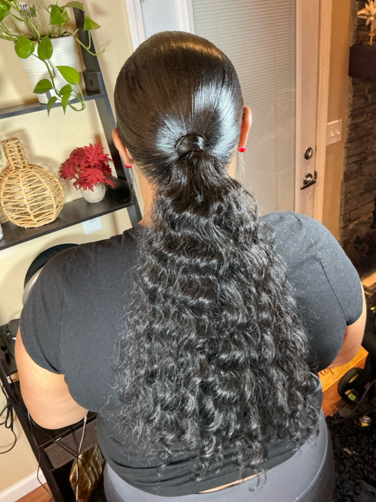 Extended Sleek Ponytail