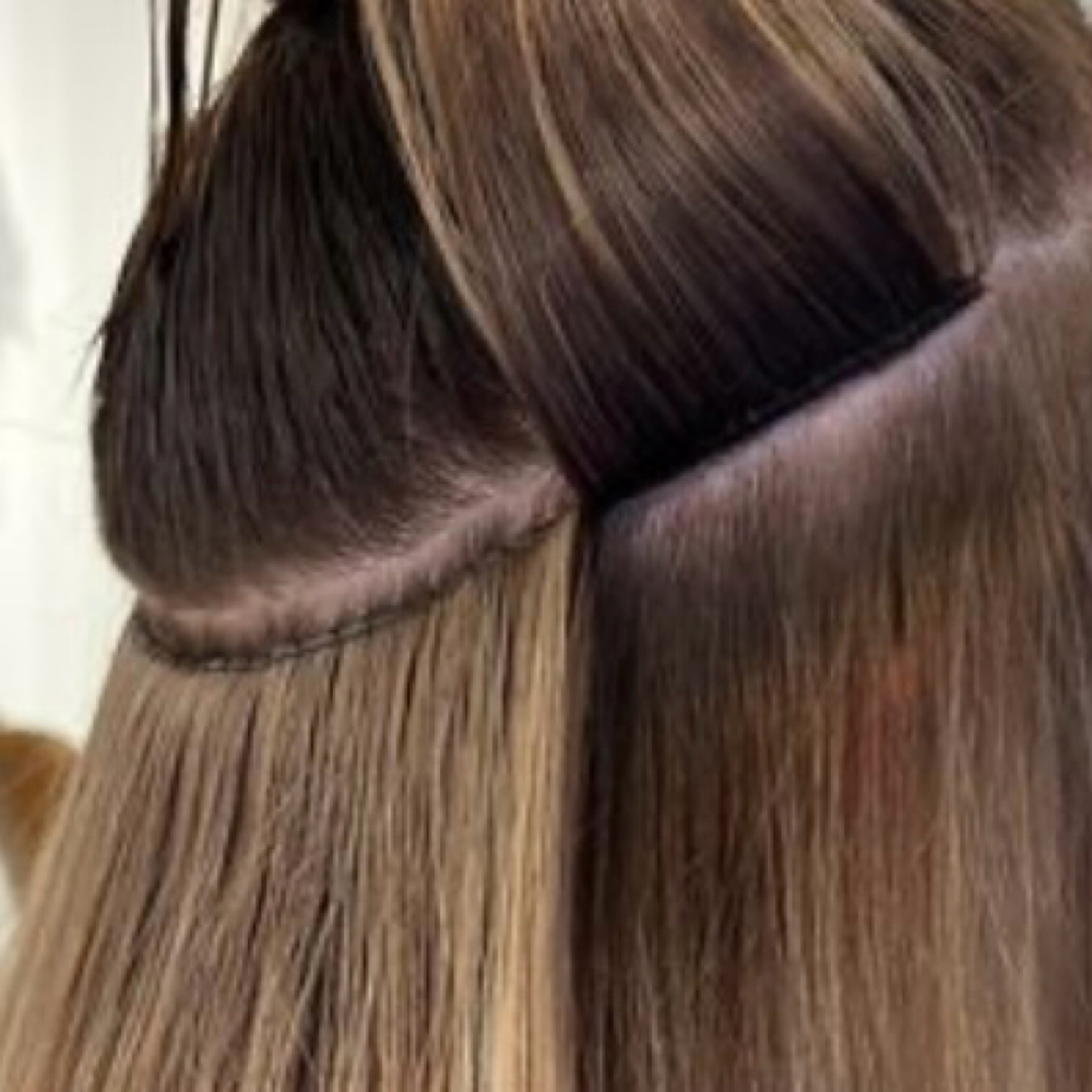 Micro Bead Weft Install at Knottie Gyal Hair Studio in Oak Park, IL