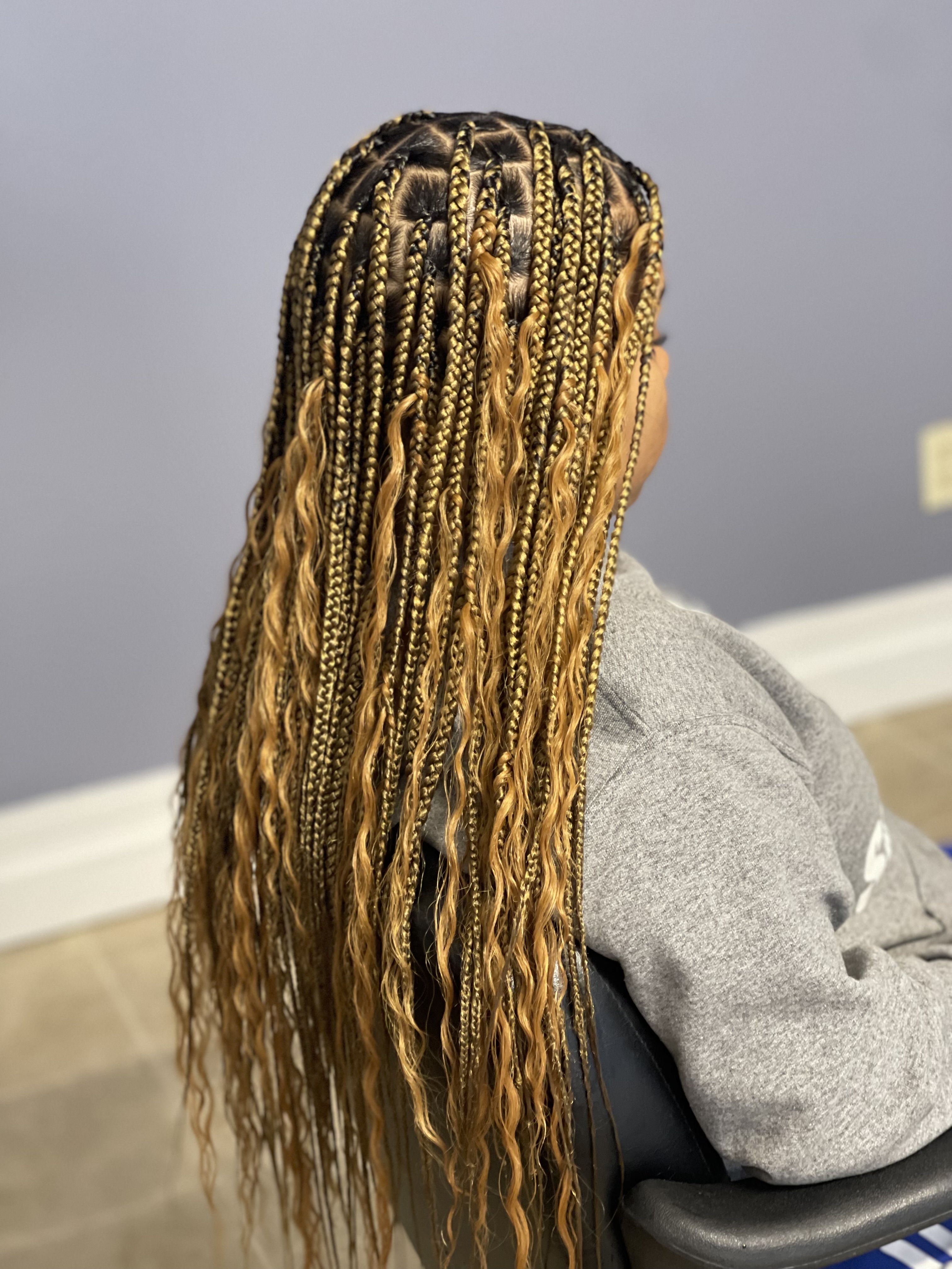Medium boho knotless