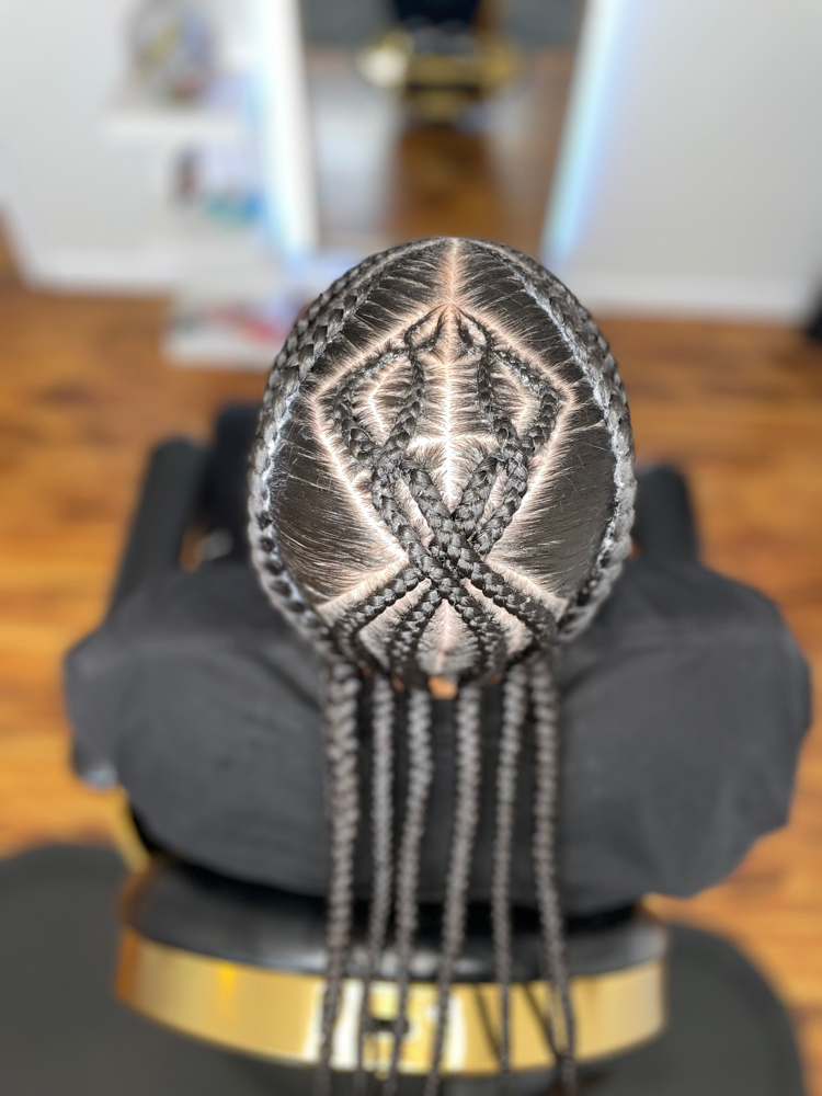 6 Braids + Simple Design