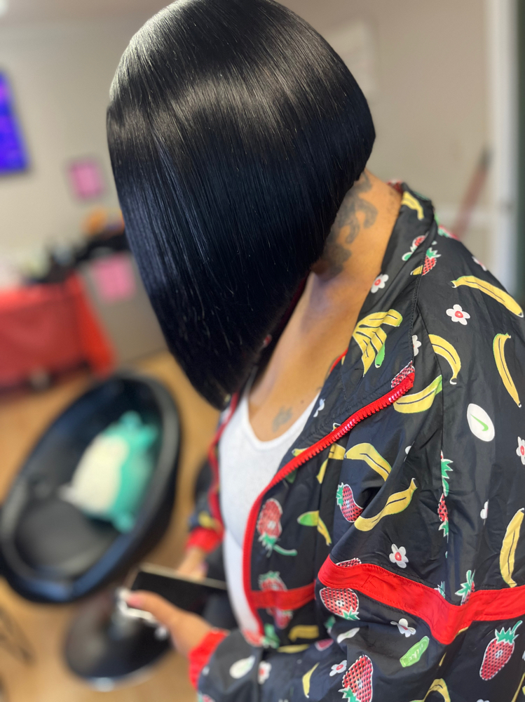 Blunt Cut Bob Quick Weave