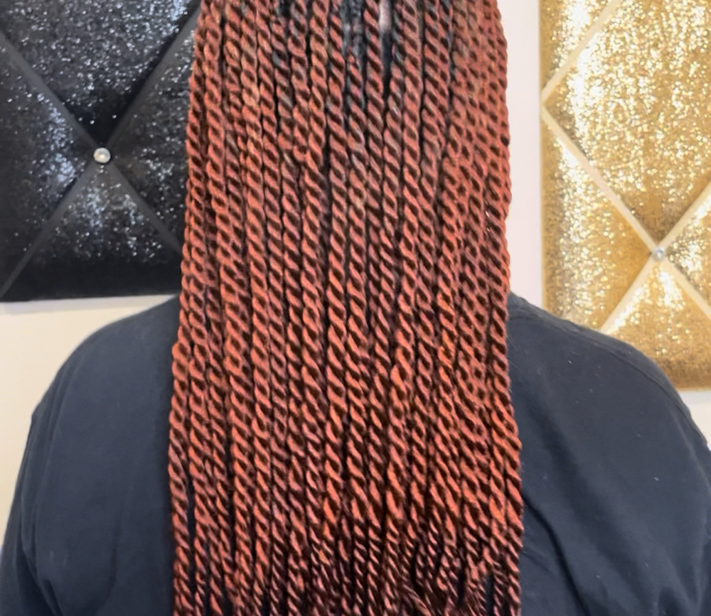 Medium Senegalese Twists at Sue’sGiftedHands in Midlothian, VA