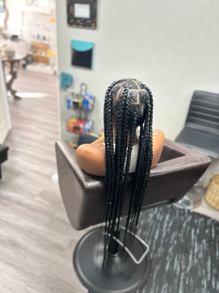 Large Knotless (Hair Incl) at Kombed by Keelea in Edmond, OK