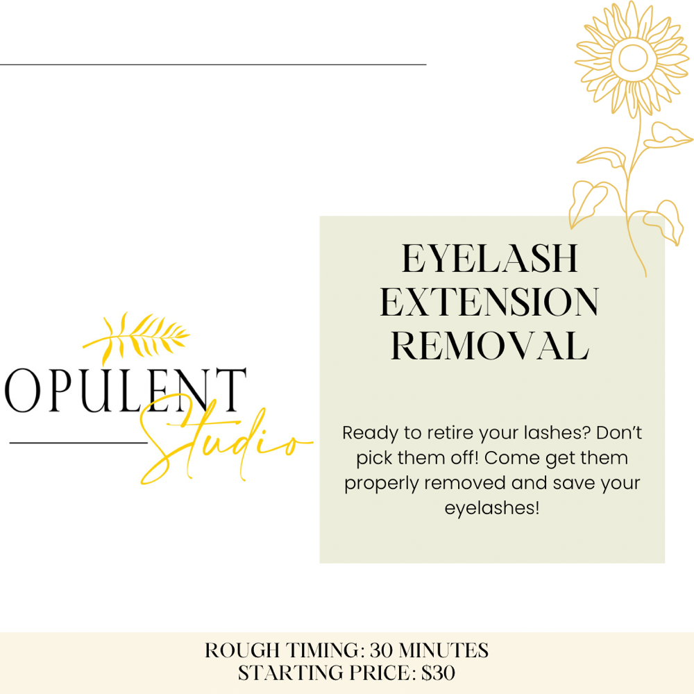 Eyelash Extensions Removal