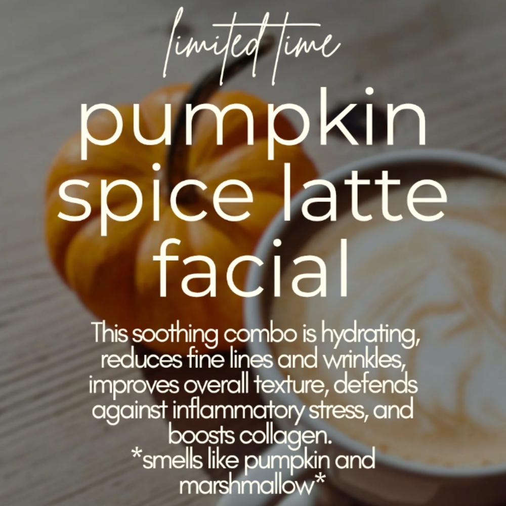 Pumpkin Spice Latte Facial at Massage Oasis in Rock Hill, SC