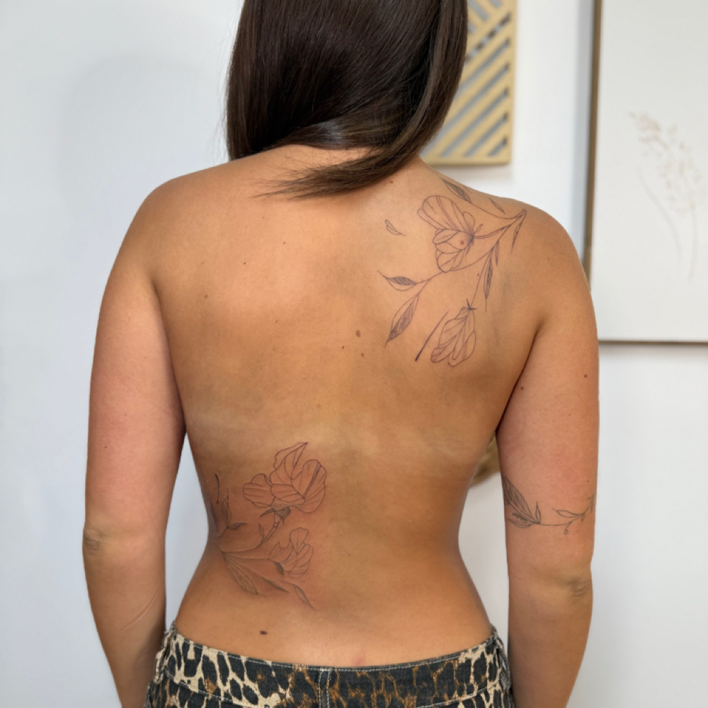 LargeSpine/Back Tattoo (Any Design) at La Bella Salon in Minford, OH