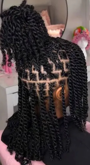 Medium Two Strand Twist Extension at Faithful Beauti LLC in Orlando, FL