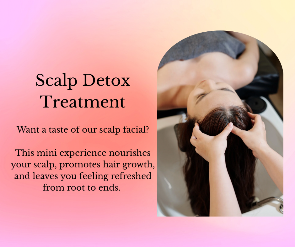 Scalp Detox Treatment at Aura Hair Studio in Enfield, CT