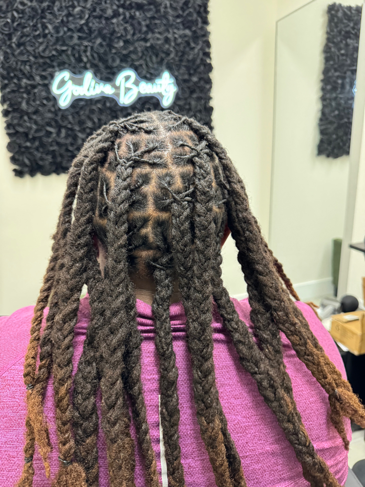 Locs Retwist Long Hair & Style at Godiva Beauty,LLC in Lauderhill, FL