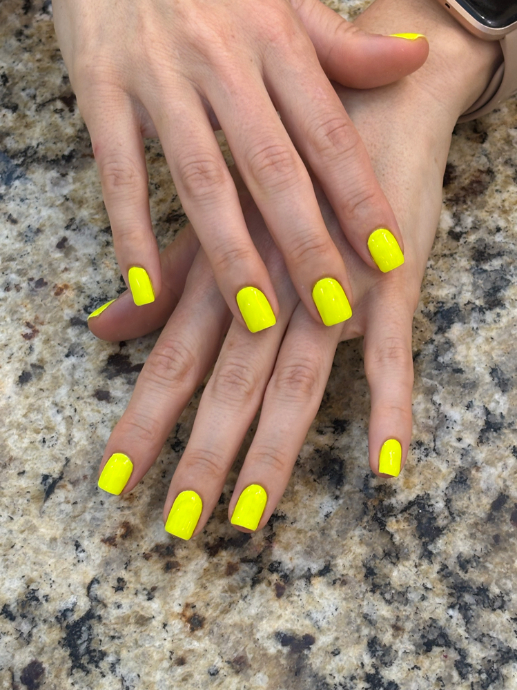 Gel Manicure.