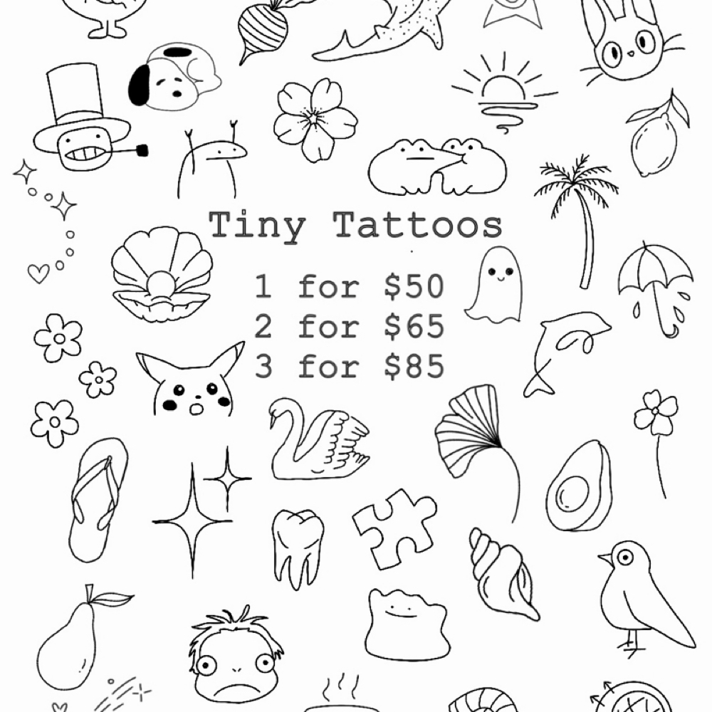 Tiny Tattoo #4 *newest* at Allie Bloom Tattoos in Morrisville, NC