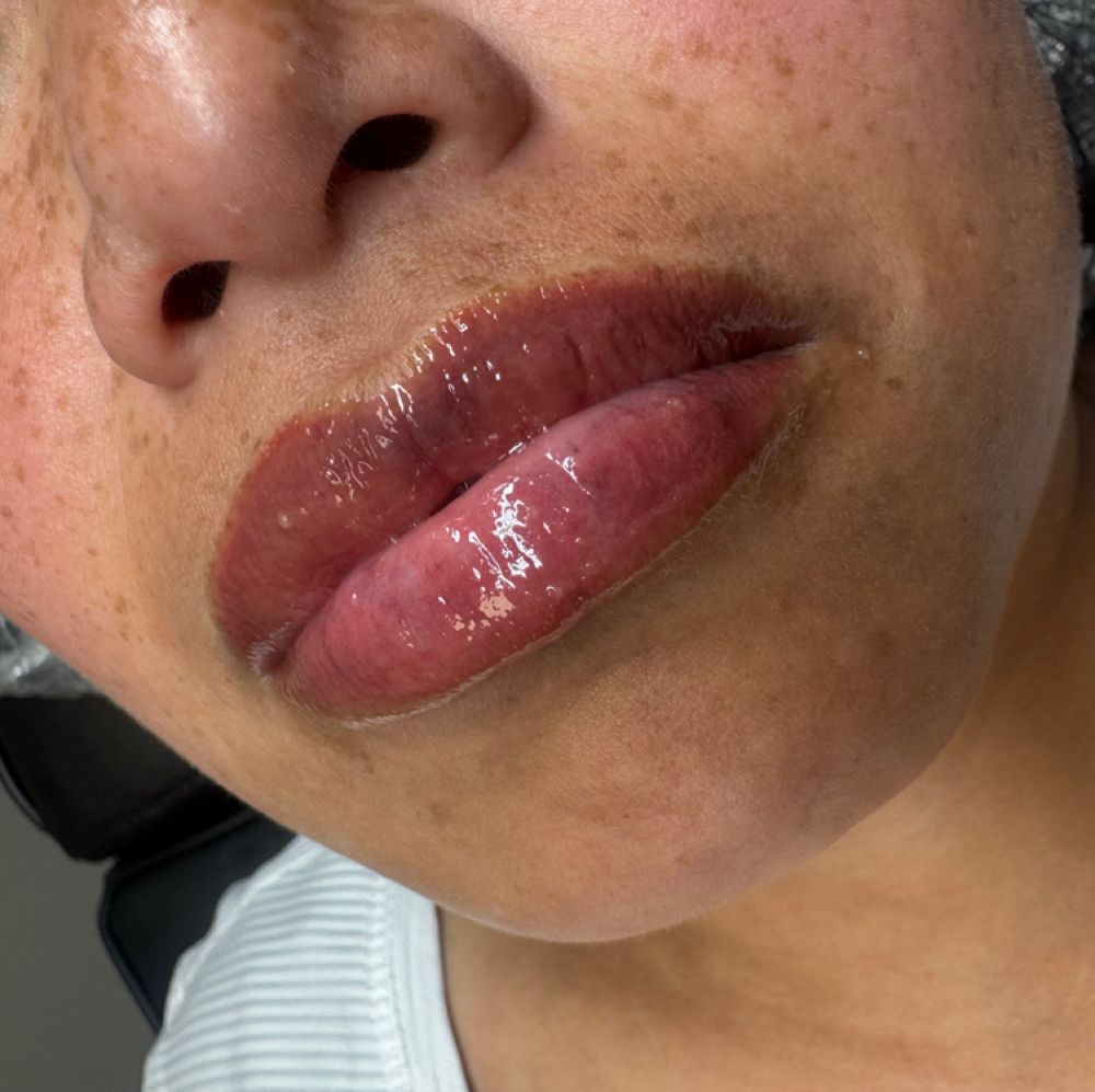 PMU Lip Blushing at Bronzed Beauty Bar in Edina, MO