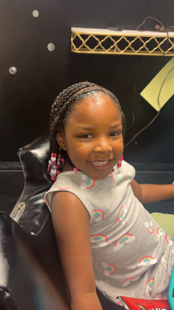 Kids Braids w/Beads