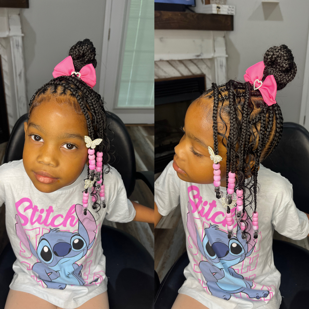 Braided Bun With Bangs