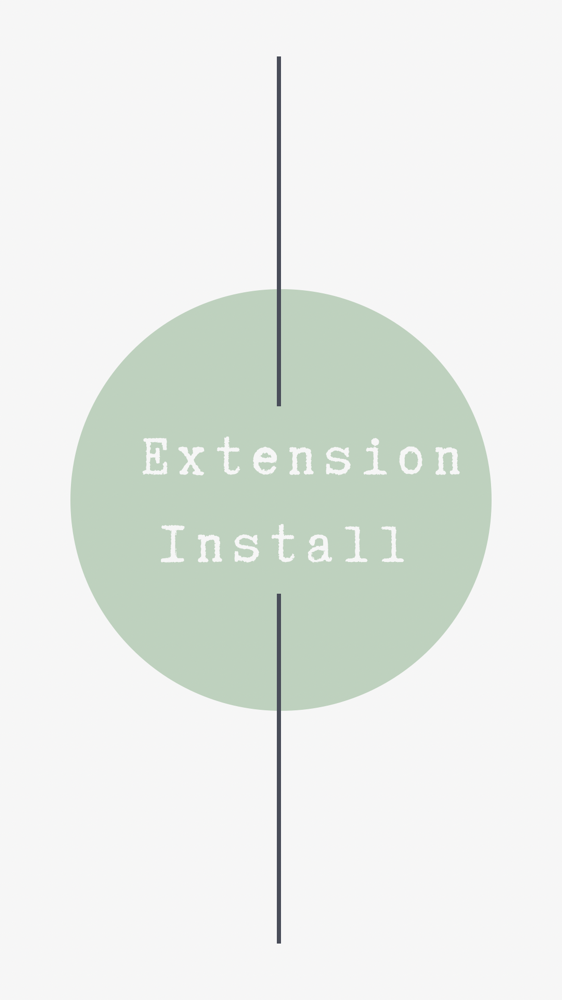 Extention Install