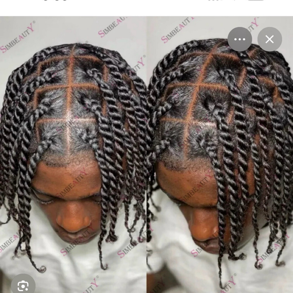 Men Twist at Beauty Lounge By Mariam |Braids|Makeup|WigInstall| in Spring, TX