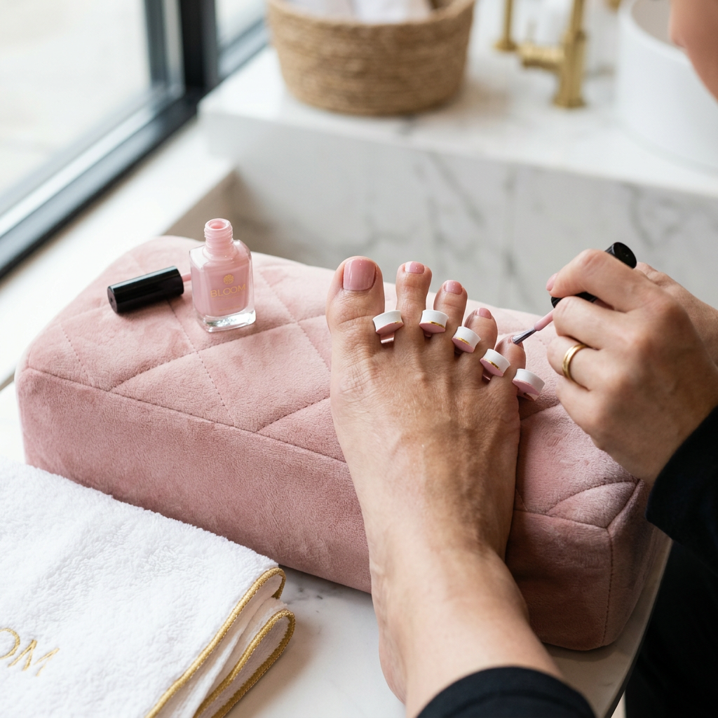 Polish Change On Toes at RAINI NAILS & SPA in Lunenburg, MA